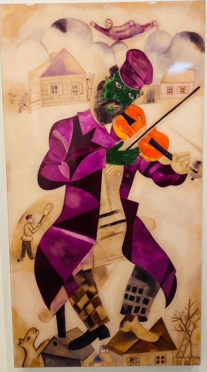 Marc Chagall Replica Green violist